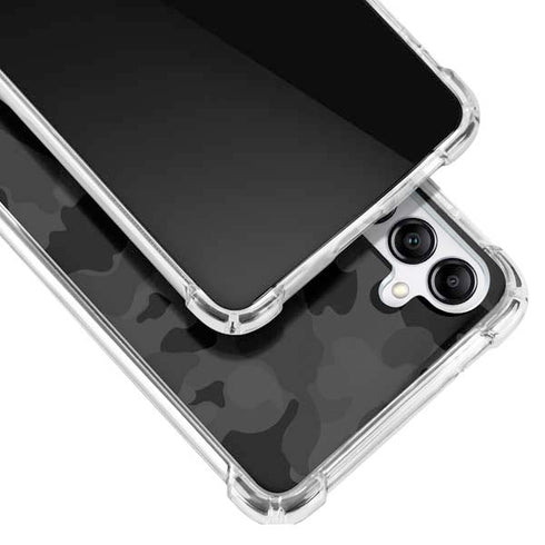 Shark Teeth Grey Street Camo Galaxy A14 5G Clear Case