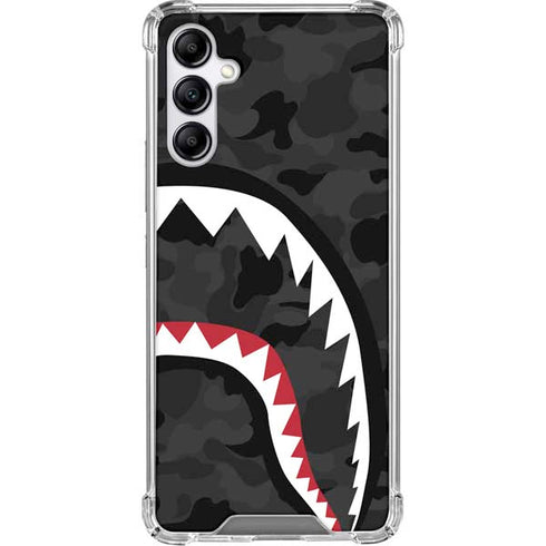 Shark Teeth Grey Street Camo Galaxy A15 5G Clear Case