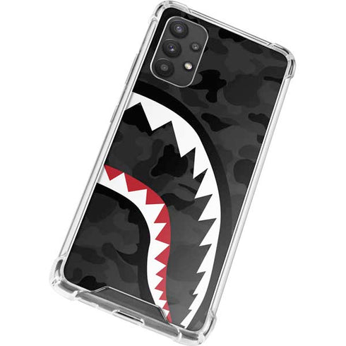 Shark Teeth Grey Street Camo Galaxy A32 5G Clear Case