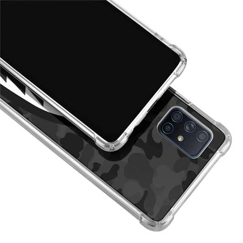 Shark Teeth Grey Street Camo Galaxy A51 5G Clear Case