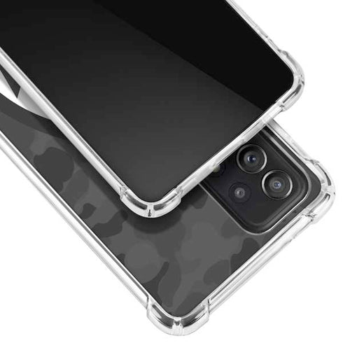 Shark Teeth Grey Street Camo Galaxy A52 5G Clear Case