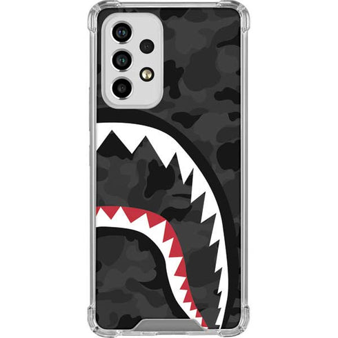 Shark Teeth Grey Street Camo Galaxy A53 5G Clear Case