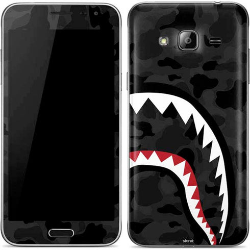 Shark Teeth Grey Street Camo Galaxy J3 Skin