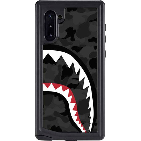 Shark Teeth Grey Street Camo Galaxy Note 10 Waterproof Case