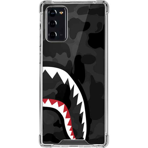 Shark Teeth Grey Street Camo Galaxy Note20 5G Clear Case