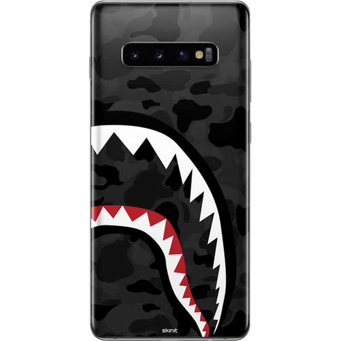 Shark Teeth Grey Street Camo Galaxy S10 Plus Skin