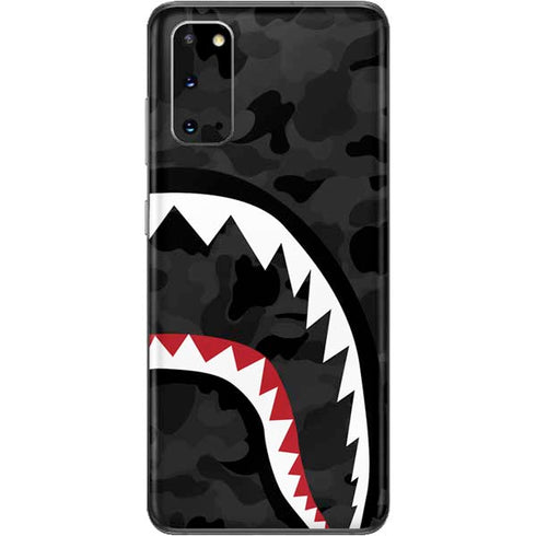 Shark Teeth Grey Street Camo Galaxy S20 Skin