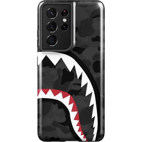 Shark Teeth Grey Street Camo Galaxy S21 Ultra 5G Pro Case