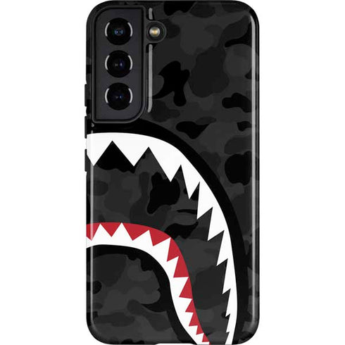 Shark Teeth Grey Street Camo Galaxy S22 Pro Case