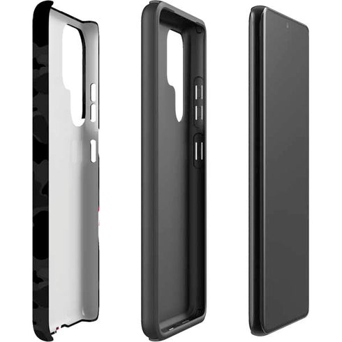 Shark Teeth Grey Street Camo Galaxy S22 Ultra Pro Case