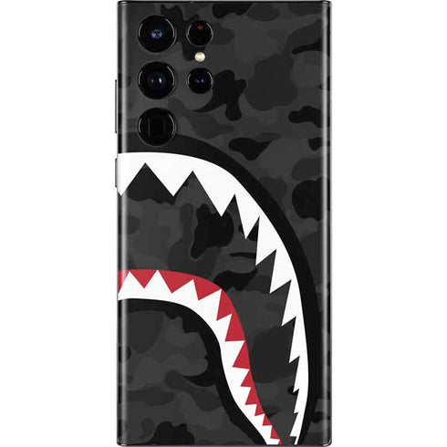 Shark Teeth Grey Street Camo Galaxy S22 Ultra Skin