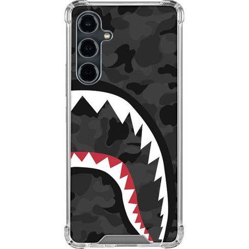 Shark Teeth Grey Street Camo Galaxy S23 FE Clear Case