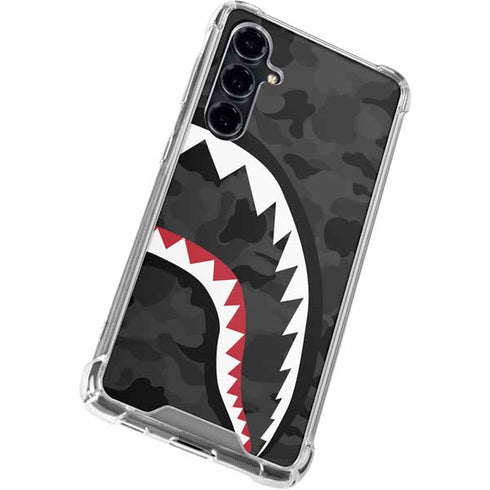 Shark Teeth Grey Street Camo Galaxy S23 FE Clear Case