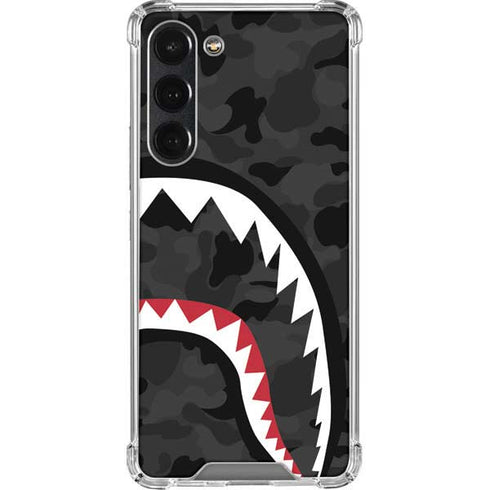 Shark Teeth Grey Street Camo Galaxy S23 Plus Clear Case