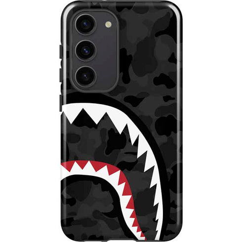Shark Teeth Grey Street Camo Galaxy S23 Pro Case