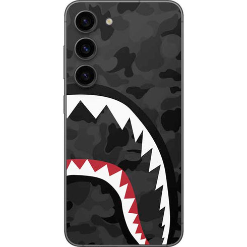 Shark Teeth Grey Street Camo Galaxy S23 Skin
