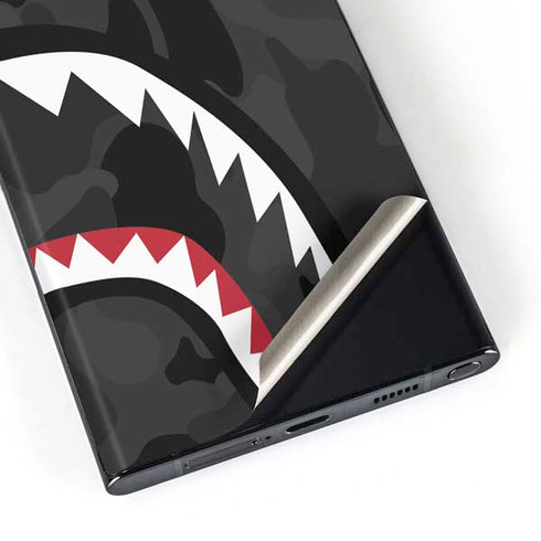 Shark Teeth Grey Street Camo Galaxy S23 Ultra Skin