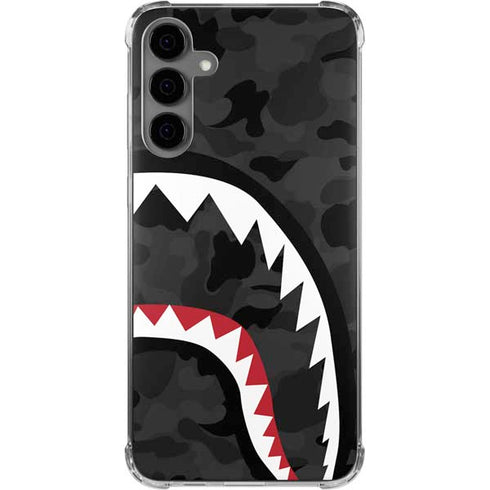 Shark Teeth Grey Street Camo Galaxy S24 Plus Clear Case