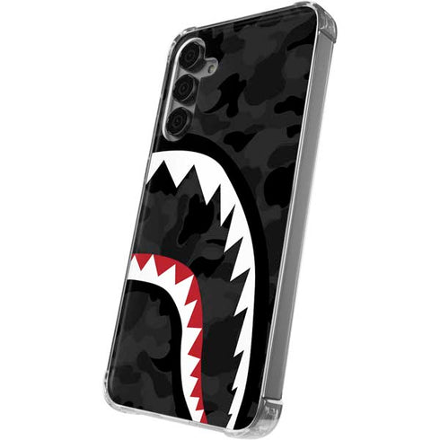 Shark Teeth Grey Street Camo Galaxy S24 Plus Clear Case