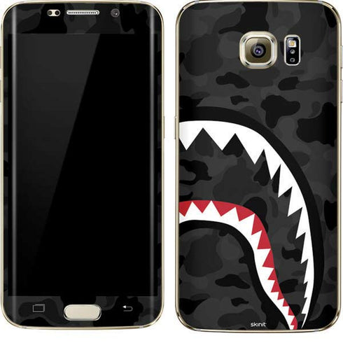 Shark Teeth Grey Street Camo Galaxy S7 Edge Skin
