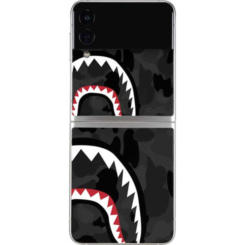 Shark Teeth Grey Street Camo Galaxy Z Flip3 5G Skin