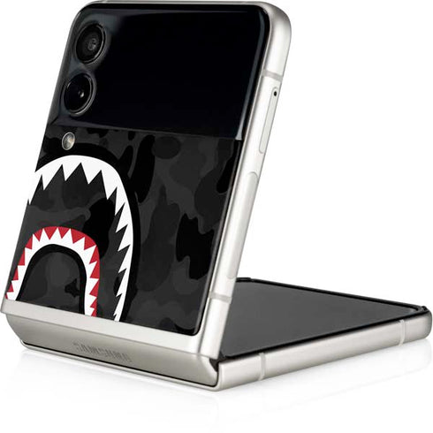Shark Teeth Grey Street Camo Galaxy Z Flip3 5G Skin