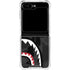 Shark Teeth Grey Street Camo Galaxy Z Flip5 5G Clear Case
