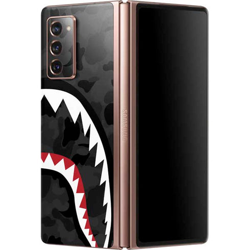 Shark Teeth Grey Street Camo Galaxy Z Fold2 5G Skin