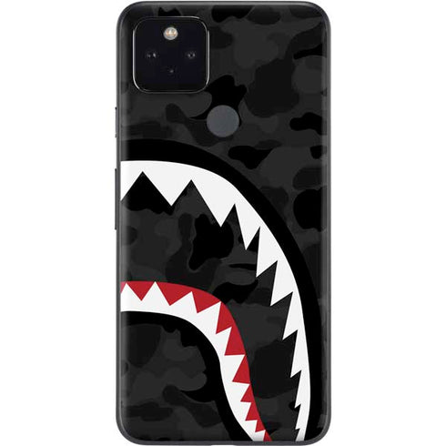 Shark Teeth Grey Street Camo Google Pixel 5a Skin