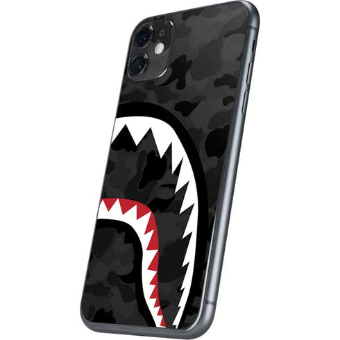 Shark Teeth Grey Street Camo iPhone 11 Skin