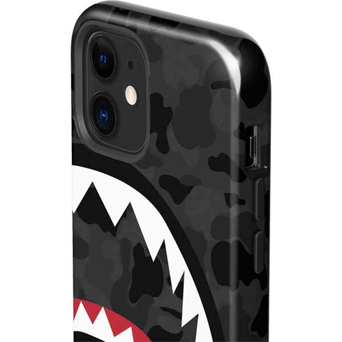 Shark Teeth Grey Street Camo iPhone 12 Impact Case