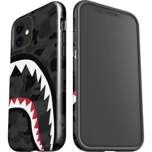 Shark Teeth Grey Street Camo iPhone 12 Impact Case