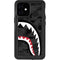 Shark Teeth Grey Street Camo iPhone 12 Mini Waterproof Case