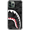 Shark Teeth Grey Street Camo iPhone 12 Pro Clear Case