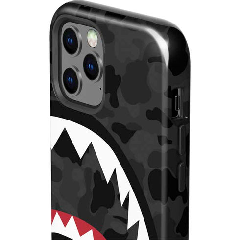 Shark Teeth Grey Street Camo iPhone 12 Pro Impact Case