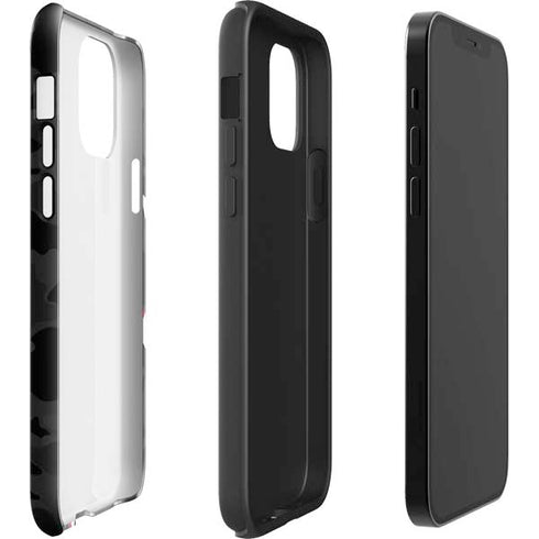Shark Teeth Grey Street Camo iPhone 12 Pro Impact Case