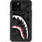 Shark Teeth Grey Street Camo iPhone 12 Pro Waterproof Case