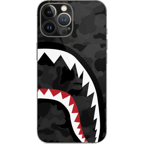 Shark Teeth Grey Street Camo iPhone 13 Pro Max Skin