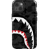 Shark Teeth Grey Street Camo iPhone 15 Impact Case