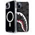 Shark Teeth Grey Street Camo iPhone 15 Plus MagSafe Case