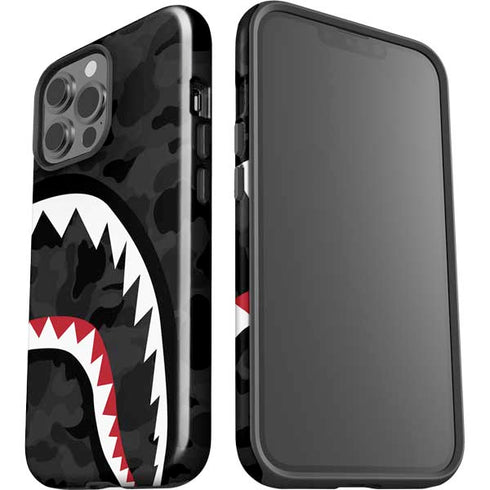 Shark Teeth Grey Street Camo iPhone 15 Pro Max Impact Case