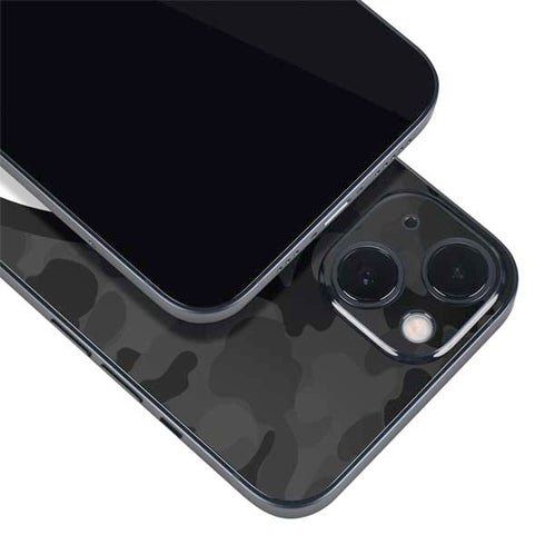 Shark Teeth Grey Street Camo iPhone 14 Skin