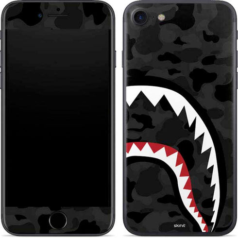 Shark Teeth Grey Street Camo iPhone 8 Skin