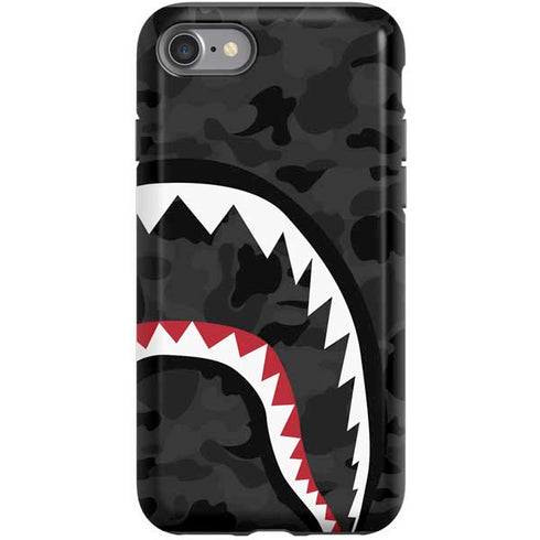 Shark Teeth Grey Street Camo iPhone SE (2nd & 3rd Gen) Pro Case