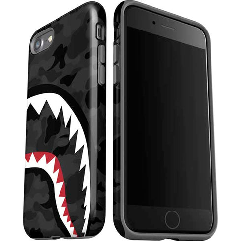 Shark Teeth Grey Street Camo iPhone SE (2nd & 3rd Gen) Pro Case