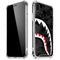 Shark Teeth Grey Street Camo iPhone XR Clear Case