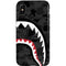 Shark Teeth Grey Street Camo iPhone XS Pro Case