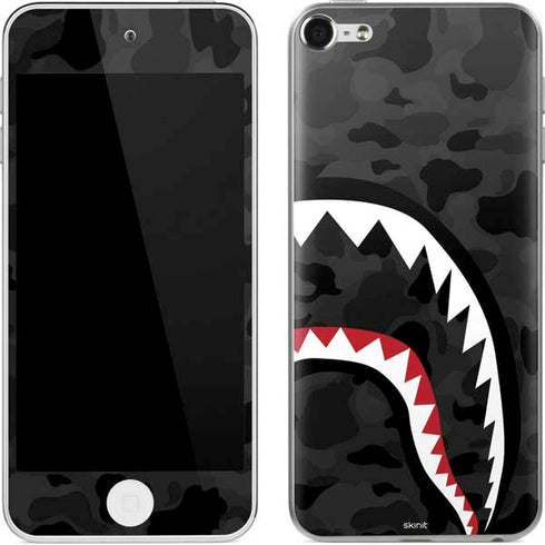 Shark Teeth Grey Street Camo Apple iPod Skin