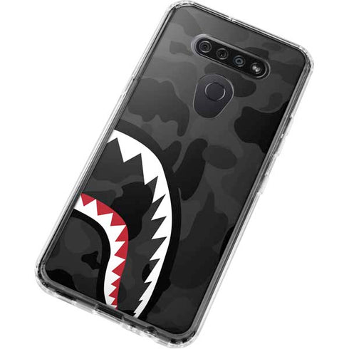 Shark Teeth Grey Street Camo LG K51/Q51 Clear Case