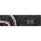 Shark Teeth Grey Street Camo Magic Keyboard with Numeric Keypad Skin